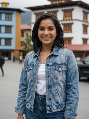 Deki, 27, educated Bhutanese woman from Phuentsholing on dating platform