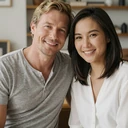 Robert and Araya, a successful couple from Australia and Thailand