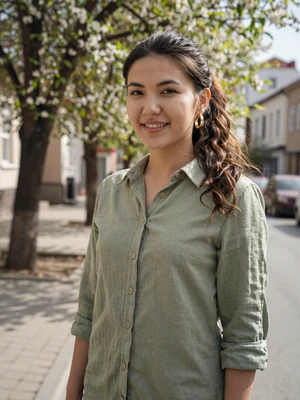 Assel, 27, educated Kazakh woman from Almaty on dating platform